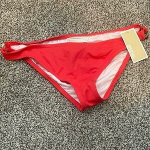 Michael Kors Women's Red Bikini Bottom